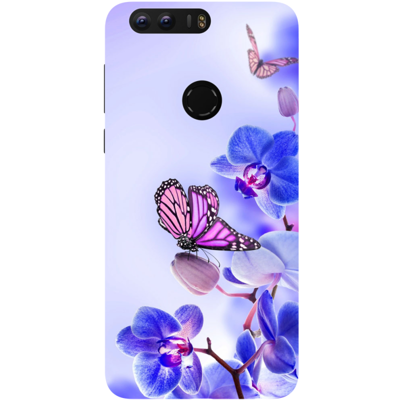 Чехол Uprint Huawei Honor 8 Orchids and Butterflies