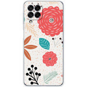 Чехол BoxFace Samsung Galaxy M53 5G (M536)  Line Flowers