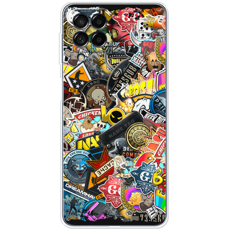 Чехол BoxFace Samsung Galaxy M53 5G (M536)  CS:Go Stickerbombing