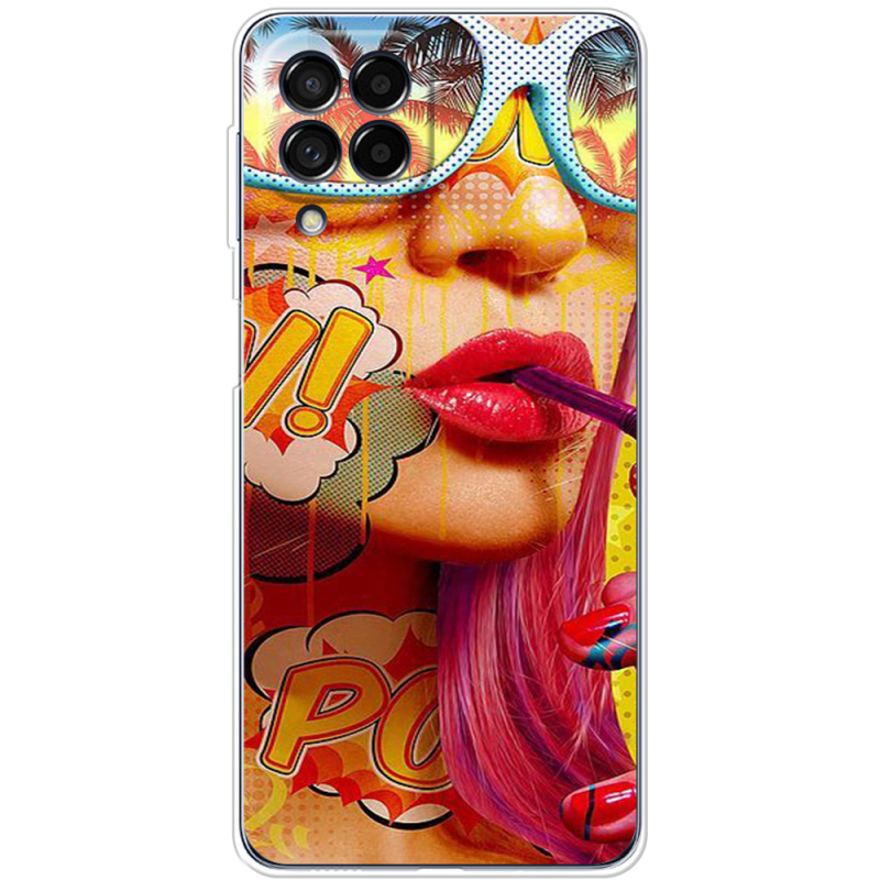 Чехол BoxFace Samsung Galaxy M53 5G (M536)  Yellow Girl Pop Art