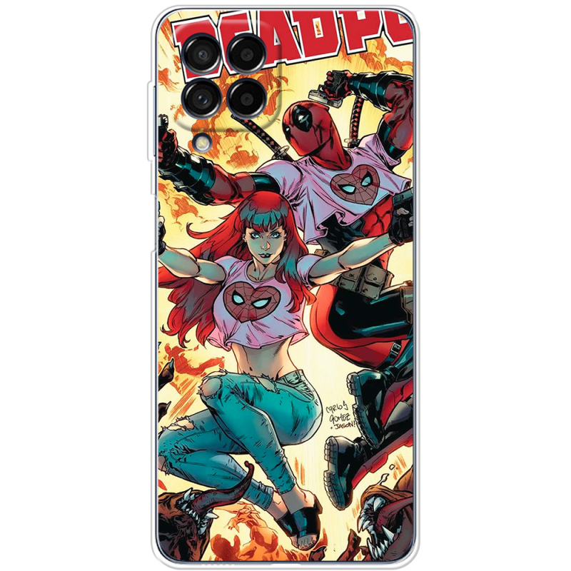 Чехол BoxFace Samsung Galaxy M53 5G (M536)  Deadpool and Mary Jane