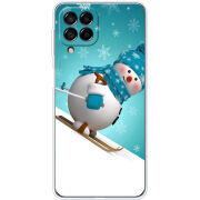 Чехол BoxFace Samsung Galaxy M53 5G (M536)  Skier Snowman