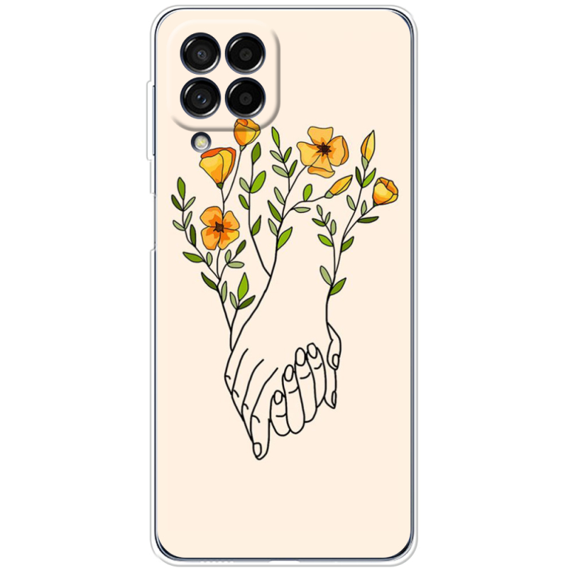 Чехол BoxFace Samsung Galaxy M53 5G (M536)  Flower Hands