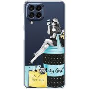 Прозрачный чехол BoxFace Samsung Galaxy M53 5G (M536)  City Girl