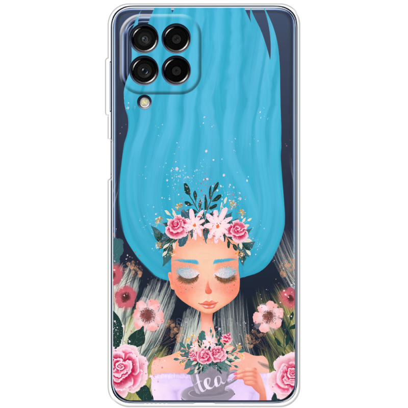 Прозрачный чехол BoxFace Samsung Galaxy M53 5G (M536)  Blue Hair