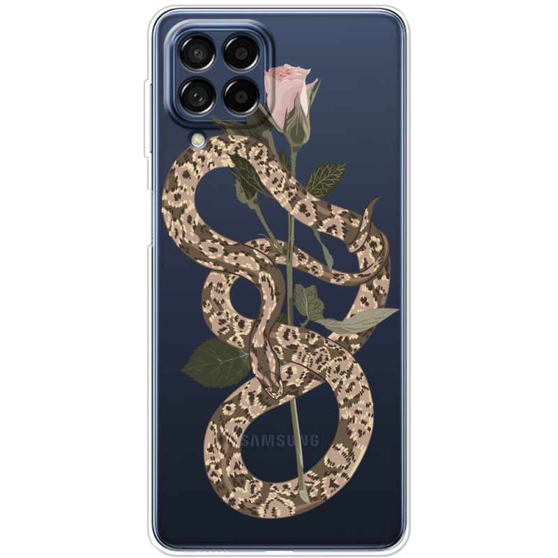 Прозрачный чехол BoxFace Samsung Galaxy M53 5G (M536)  Glamor Snake