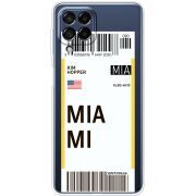 Прозрачный чехол BoxFace Samsung Galaxy M53 5G (M536)  Ticket Miami