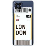 Прозрачный чехол BoxFace Samsung Galaxy M53 5G (M536)  Ticket London