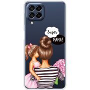 Прозрачный чехол BoxFace Samsung Galaxy M53 5G (M536)  Super Mama and Daughter