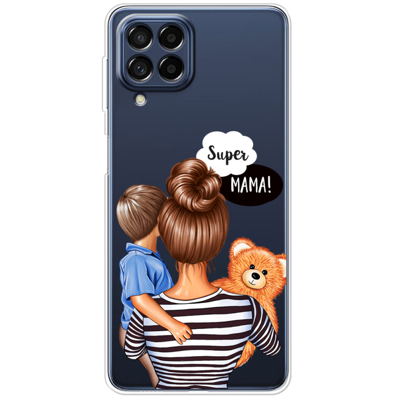 Прозрачный чехол BoxFace Samsung Galaxy M53 5G (M536)  Super Mama and Son