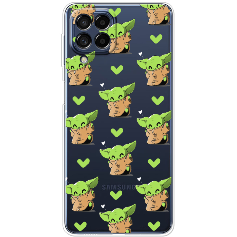 Прозрачный чехол BoxFace Samsung Galaxy M53 5G (M536)  Pattern Baby Yoda