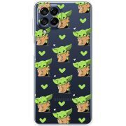 Прозрачный чехол BoxFace Samsung Galaxy M53 5G (M536)  Pattern Baby Yoda