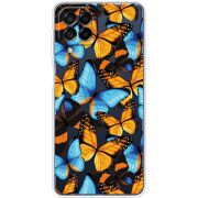 Прозрачный чехол BoxFace Samsung Galaxy M53 5G (M536)  Butterfly Morpho