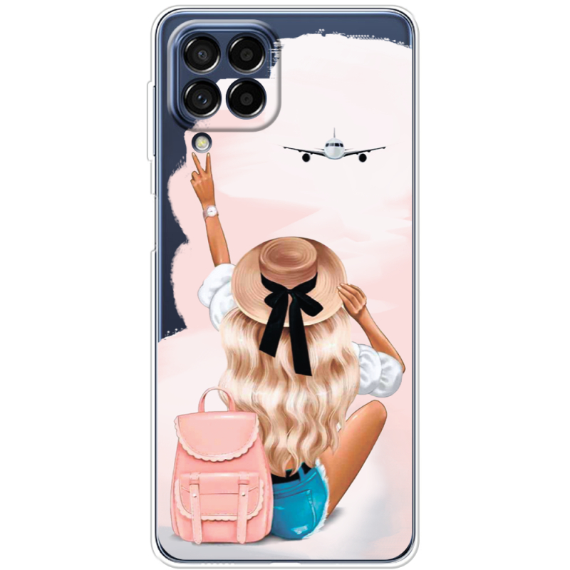 Прозрачный чехол BoxFace Samsung Galaxy M53 5G (M536)  Travel Girl