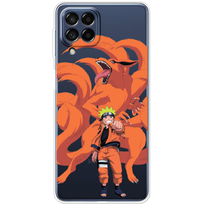 Прозрачный чехол BoxFace Samsung Galaxy M53 5G (M536)  Naruto and Kurama