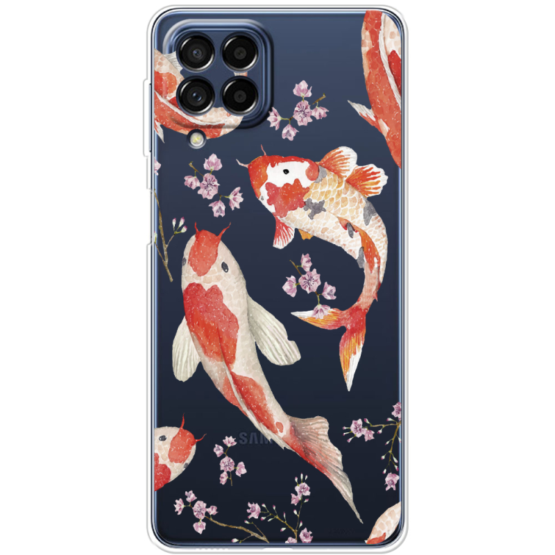 Прозрачный чехол BoxFace Samsung Galaxy M53 5G (M536)  Japanese Koi Fish