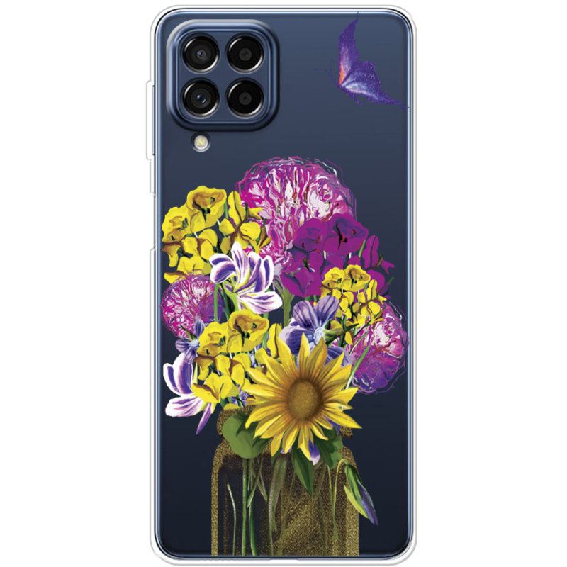 Прозрачный чехол BoxFace Samsung Galaxy M53 5G (M536)  My Bouquet