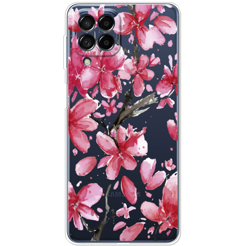 Прозрачный чехол BoxFace Samsung Galaxy M53 5G (M536)  Pink Magnolia