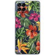 Прозрачный чехол BoxFace Samsung Galaxy M53 5G (M536)  Tropical Flowers