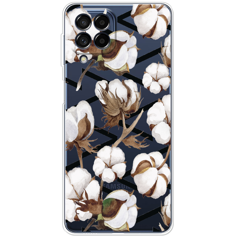 Прозрачный чехол BoxFace Samsung Galaxy M53 5G (M536)  Cotton flowers