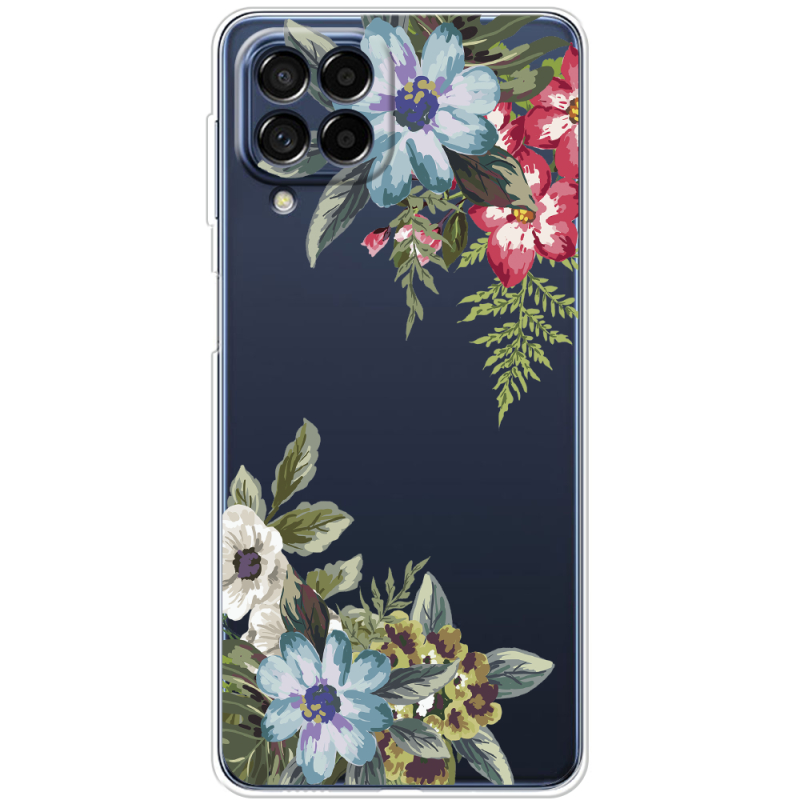 Прозрачный чехол BoxFace Samsung Galaxy M53 5G (M536)  Floral