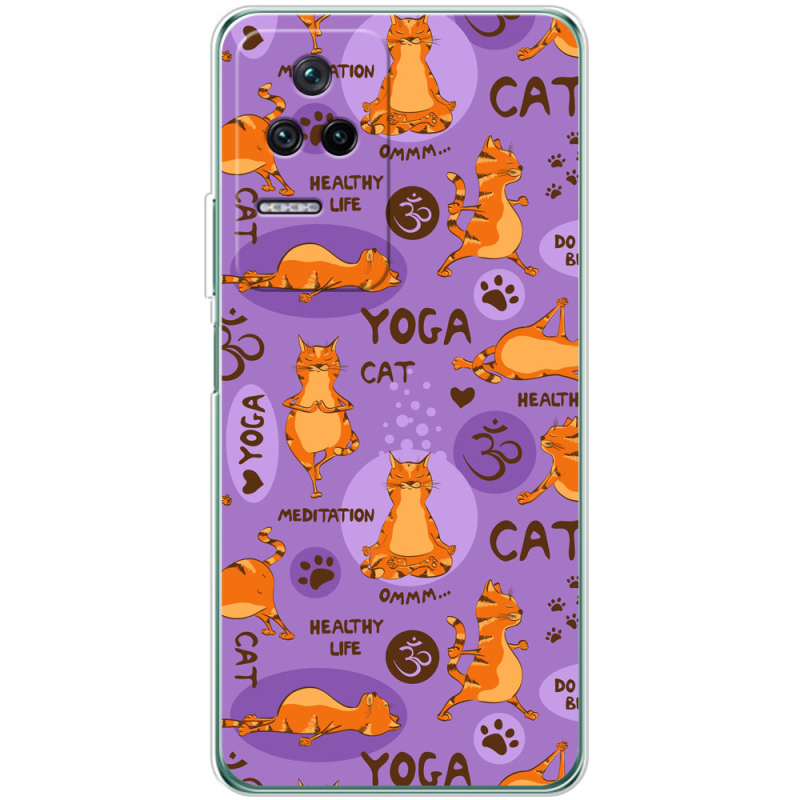 Чехол BoxFace Poco F4 Yoga Cat