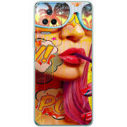 Чехол BoxFace Poco F4 Yellow Girl Pop Art