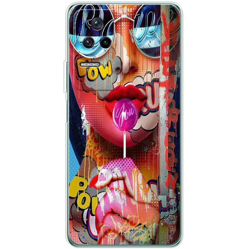 Чехол BoxFace Poco F4 Colorful Girl