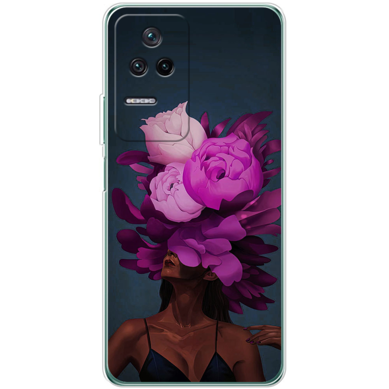 Чехол BoxFace Poco F4 Exquisite Purple Flowers