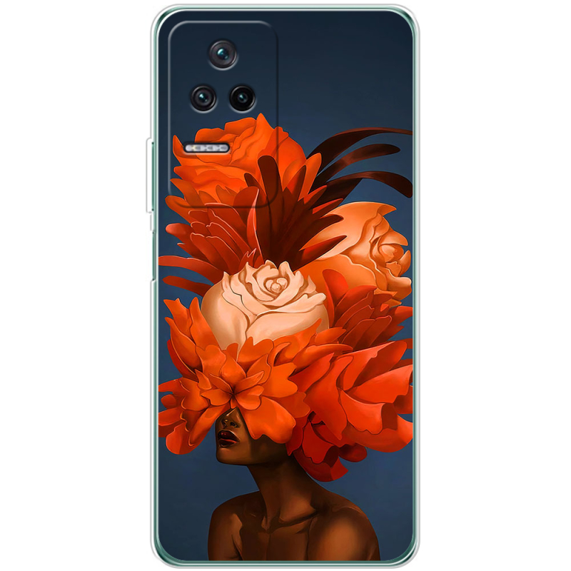 Чехол BoxFace Poco F4 Exquisite Orange Flowers