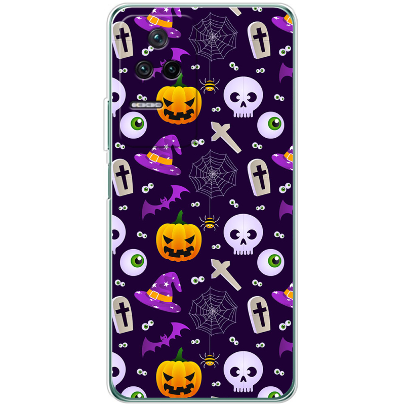 Чехол BoxFace Poco F4 Halloween Purple Mood