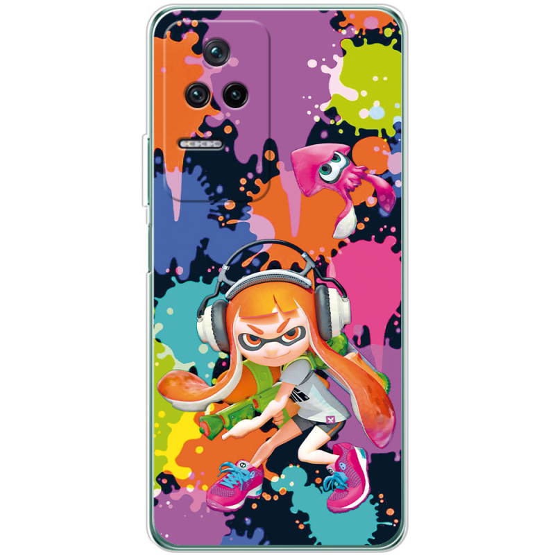 Чехол BoxFace Poco F4 Splatoon Inklings