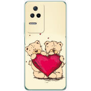 Чехол BoxFace Poco F4 Teddy Bear Love