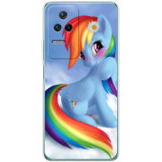 Чехол BoxFace Poco F4 My Little Pony Rainbow Dash