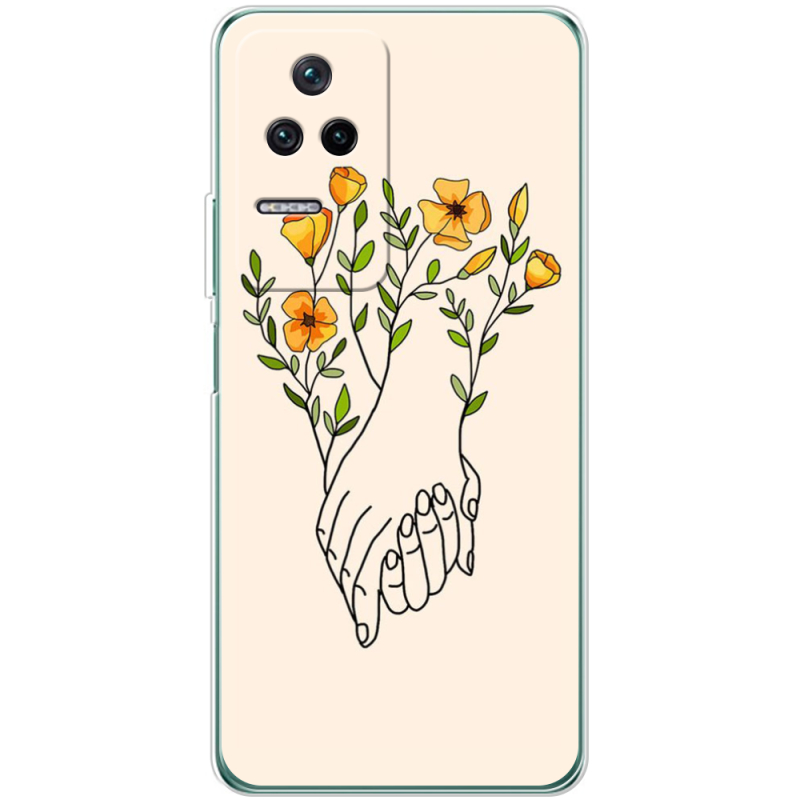 Чехол BoxFace Poco F4 Flower Hands