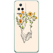 Чехол BoxFace Poco F4 Flower Hands