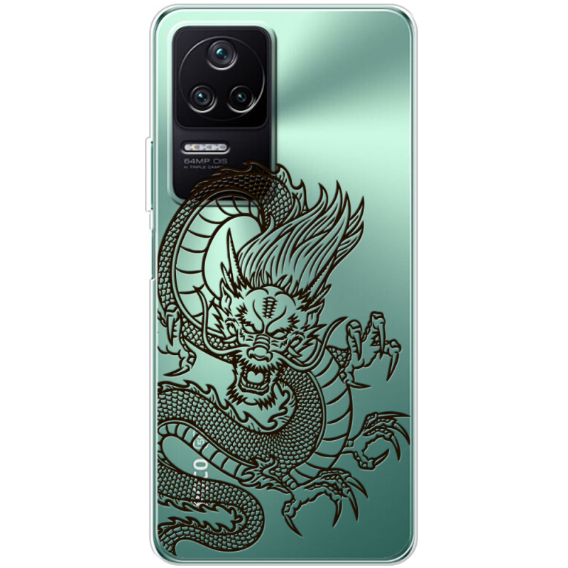 Прозрачный чехол BoxFace Poco F4 Chinese Dragon