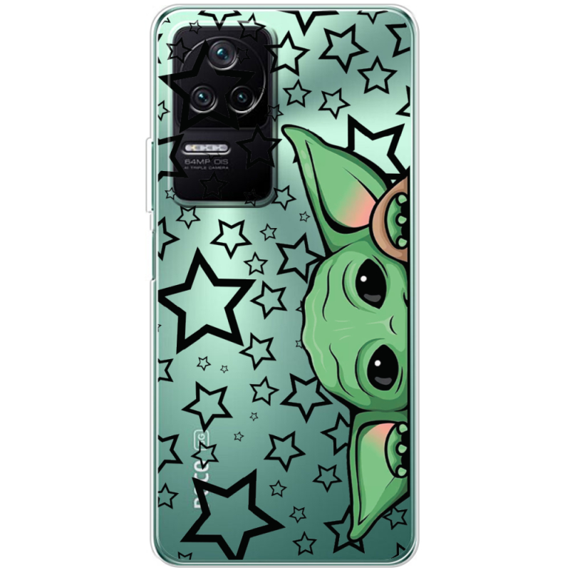 Прозрачный чехол BoxFace Poco F4 Baby Yoda