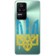 Прозрачный чехол BoxFace Poco F4 Gold Trident