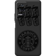 Черный чехол BoxFace Poco F4 Black Coffee