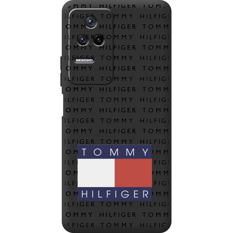 Черный чехол BoxFace Poco F4 Tommy Print