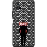 Черный чехол BoxFace Poco F4 Man Pattern