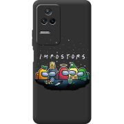 Черный чехол BoxFace Poco F4 Among Us Impostors