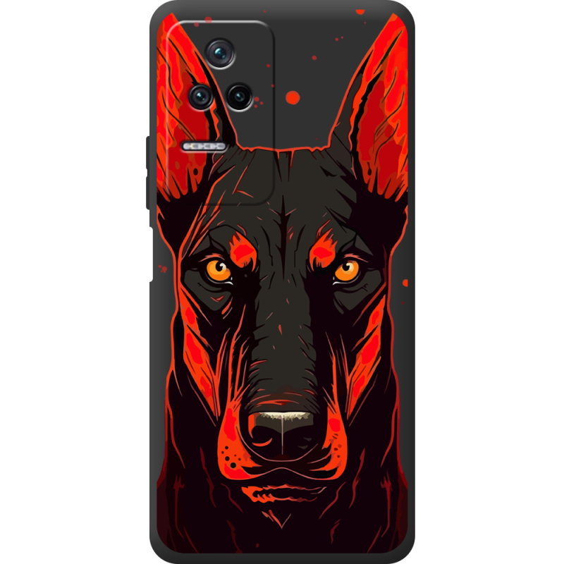 Черный чехол BoxFace Poco F4 