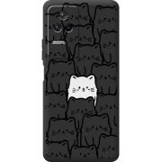 Черный чехол BoxFace Poco F4 