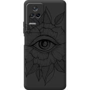 Черный чехол BoxFace Poco F4 Eye