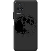 Черный чехол BoxFace Poco F4 Planet