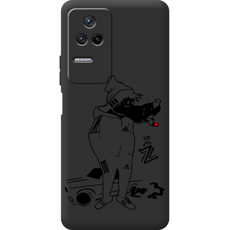 Черный чехол BoxFace Poco F4 