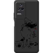 Черный чехол BoxFace Poco F4 