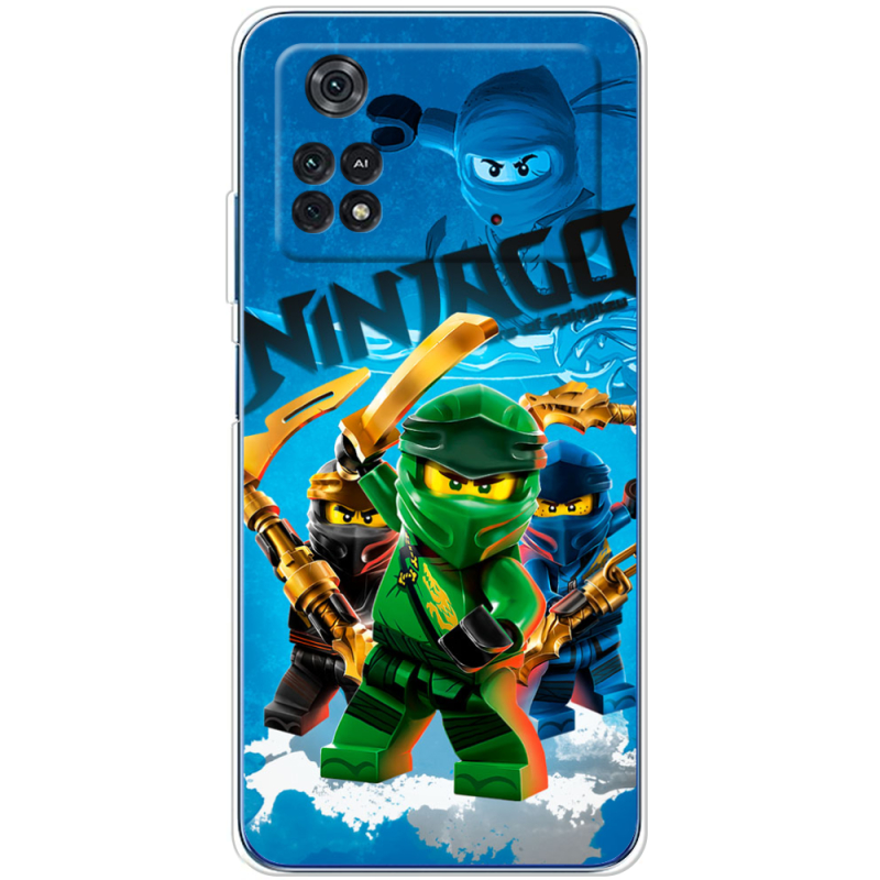 Чехол BoxFace Xiaomi Poco M4 Pro 4G Lego Ninjago